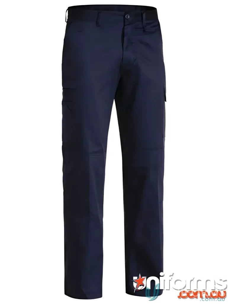 Navy blue Cotton Drill Cool lightweight work pants from Bisley Cotton Drill collection