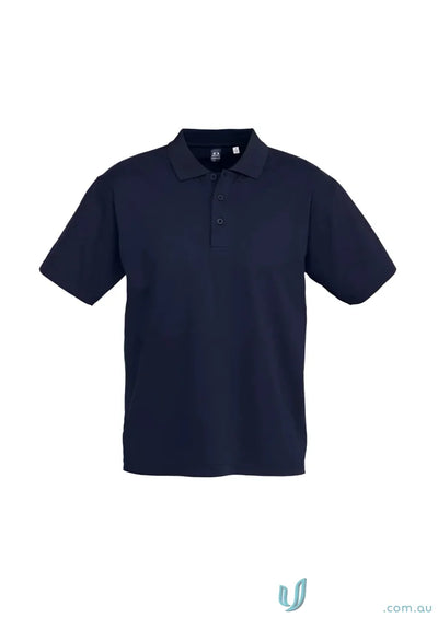 Navy blue cotton ice polo from Biz Collection mens ice short sportswear