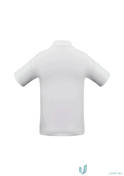 White short-sleeved cotton Ice Polo from Biz Collection mens ice short collection