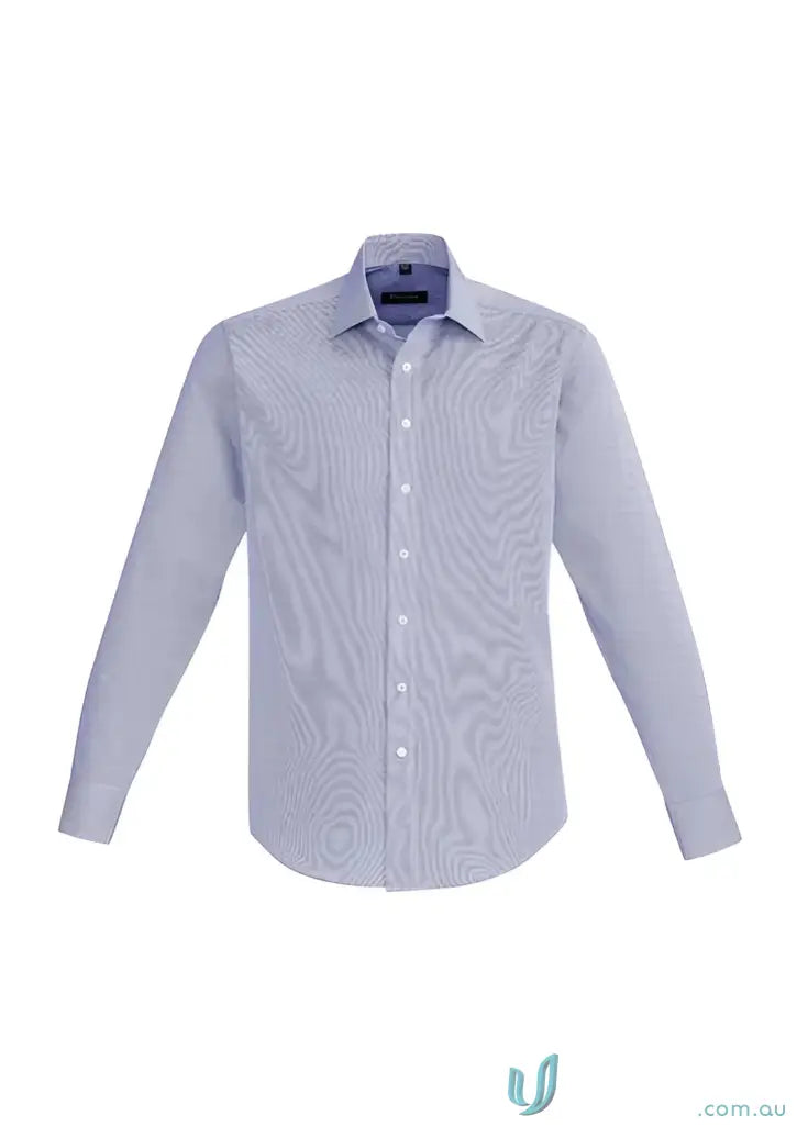 Long-sleeved cotton dress shirt ideal for work uniforms or workwear showcases
