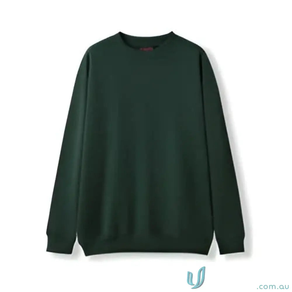 Dark green Crew Neck Sloppy Joe sweatshirt perfect for workwear and uniforms