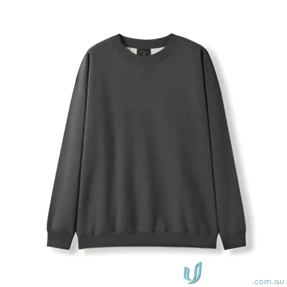 Solid charcoal gray crewneck sweatshirt from Crew Neck Sloppy Joe workwear collection