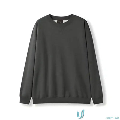 Solid charcoal gray crewneck sweatshirt from Crew Neck Sloppy Joe workwear collection