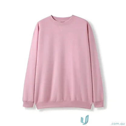 Plain pink sloppy joe sweatshirt, perfect for workwear and uniforms in large sizes