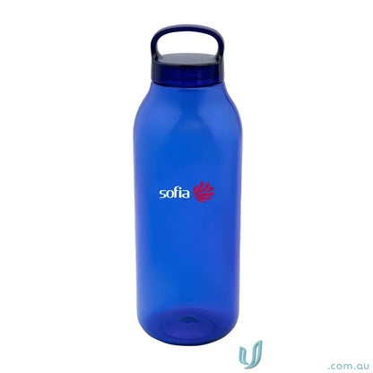 Blue Cripps 950ml RPET bottle, eco-friendly sports water bottle for active folks
