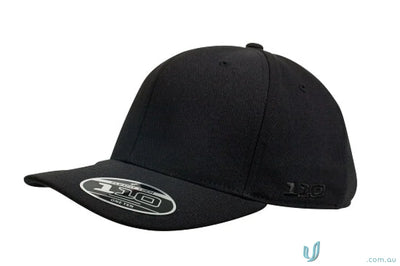 Black Curve Peak Cap perfect for workwear and your casual uniforms