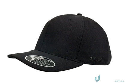 Black Curve Peak Cap perfect for workwear and your casual uniforms