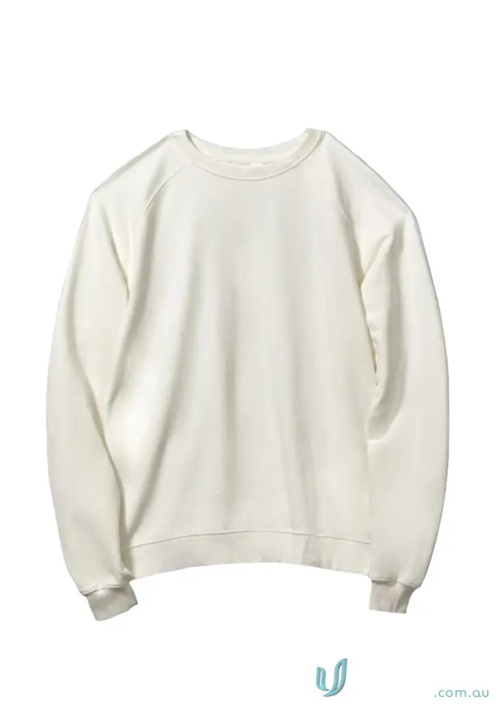 Off-white Archie Crew Sweat in unbrushed French terry fabric from Archie Crew