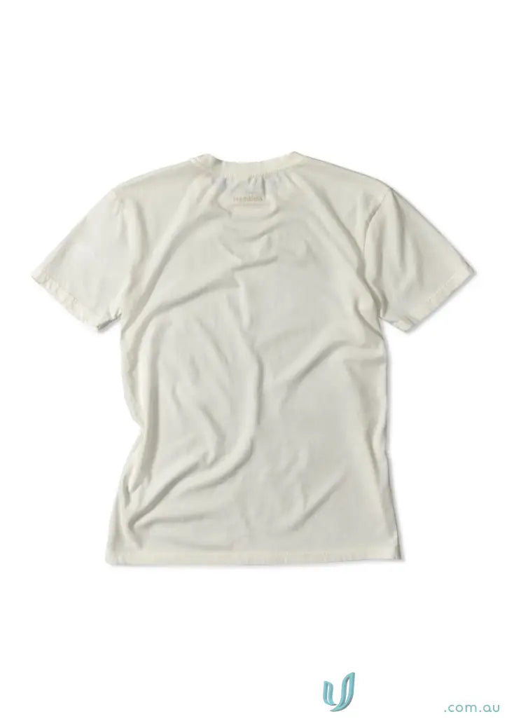 Wrinkled off-white Bobby Tee PFD with regular fit and nameless CB embroidery