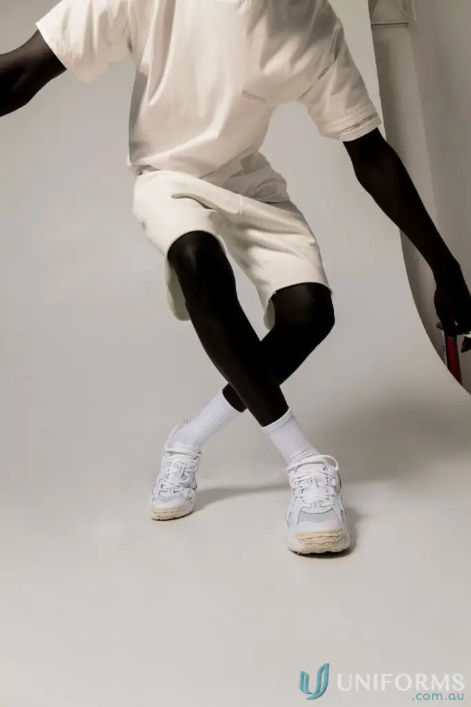 Off-White Retro Fit Donald Tee with higher ribbed neckline, perfect casual outfit