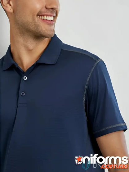 Dart Polo navy blue short sleeve polo shirt from Biz Collection for a stylish look