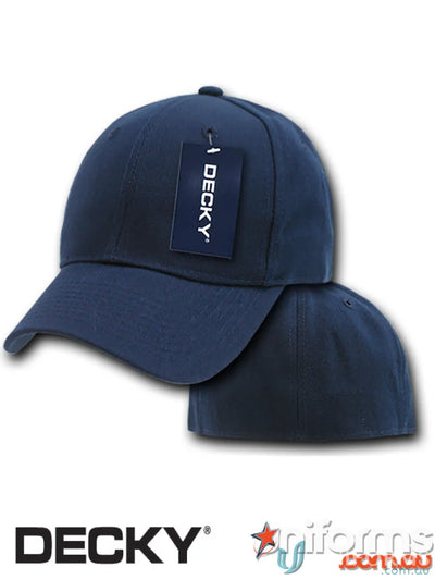 Navy blue baseball cap from Decky 402 for workwear and uniforms, stylish and comfy