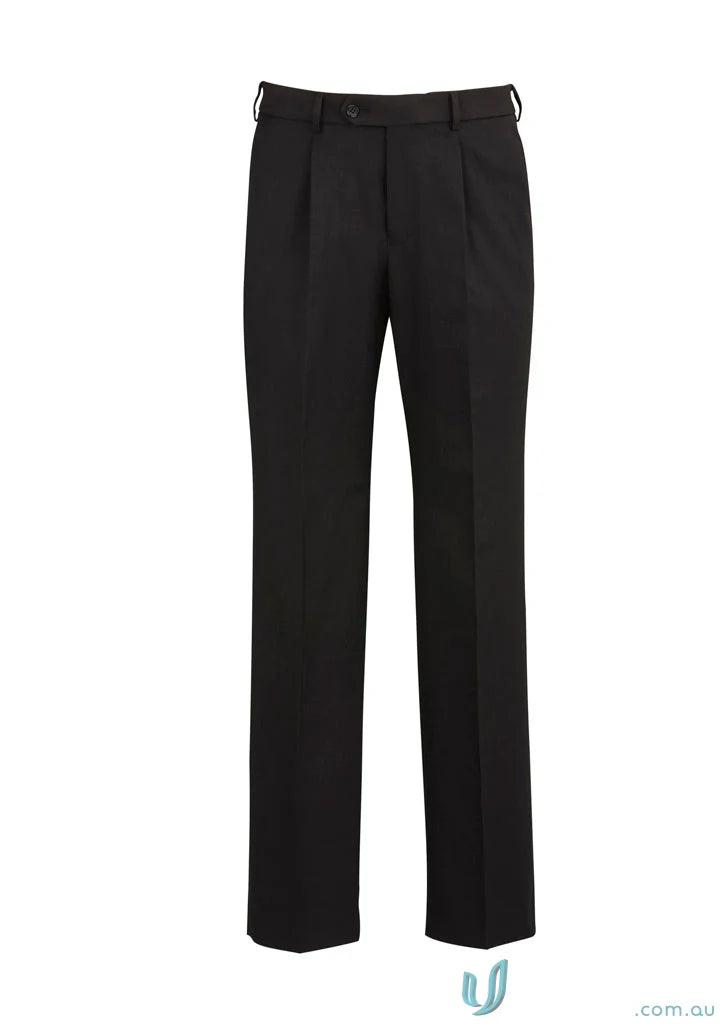 Black pleated Detroit Pant from Biz Collection Men’s B S10110R for a sleek look