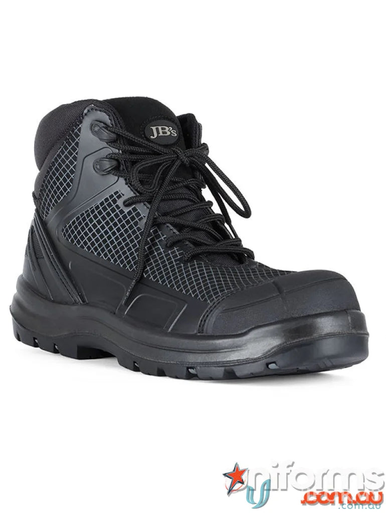 Black True North Safety Boot with resistant sole ideal for workwear and uniforms