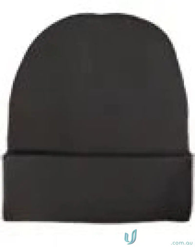 Eco Roll Up Beanie in RPet Knit Beanie style made from certified recycled PET fibers