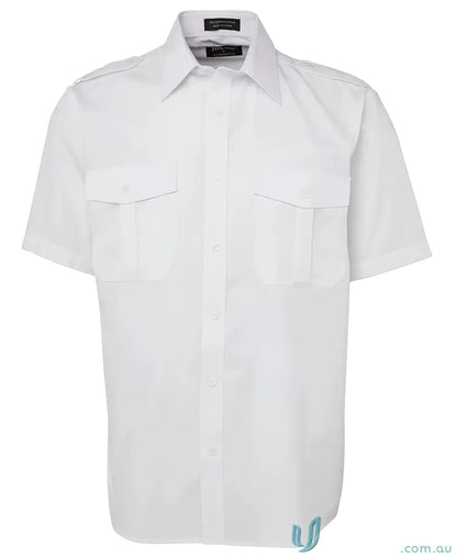 Jb’s Epaulette Short Sleeve Shirt with reinforced chest pockets and shoulder epaulets