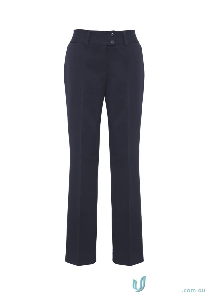 Navy blue Eve Perfect Pant with 4-way stretch fabric for a comfortable fit