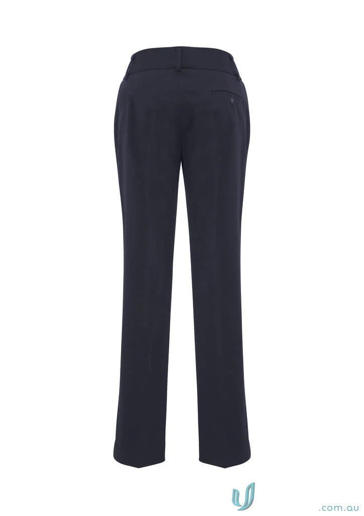 Navy blue Eve Perfect Pant with 4-way stretch fabric for a comfy fit