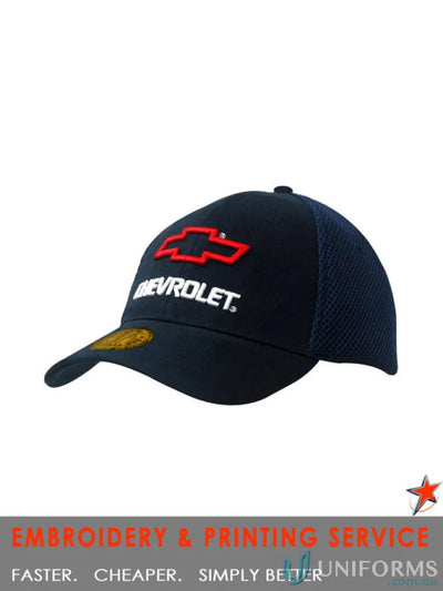 Chevrolet baseball cap from Fitted Mesh Cap for dream fit and casual workwear style