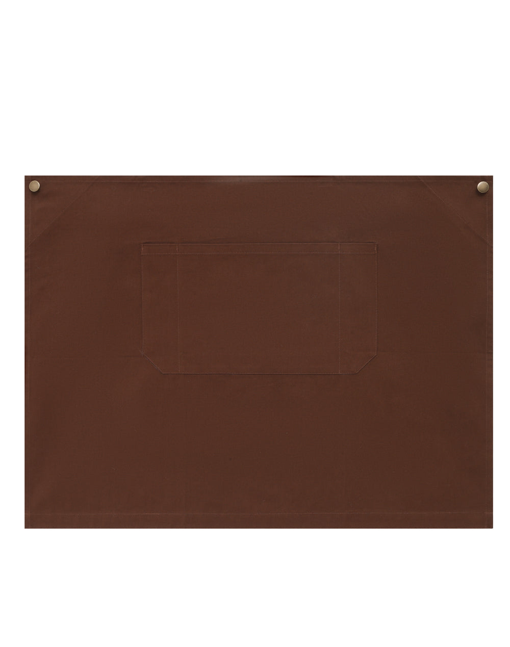 Fitzroy half brown leather wall organizer with brass rivets