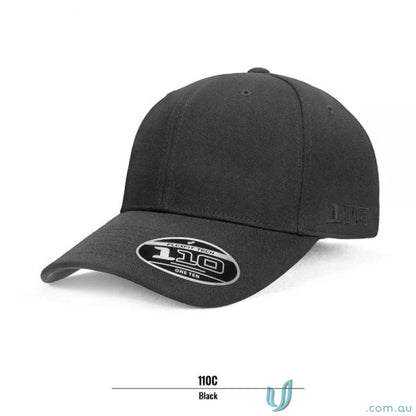 Black Flexfit Cool and Dry Cap for branding, keeping you cool and dry all day