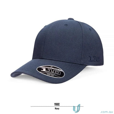 Navy blue Flexfit Cool and Dry Cap for stylish branding and all-day cool comfort
