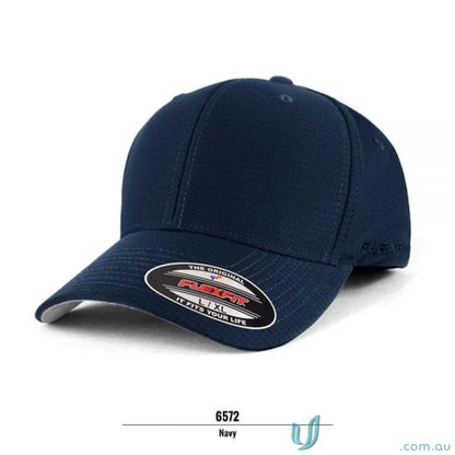 Navy blue Flexfit cap from Flexfit Cool Dry collection perfect for uniforms and workwear