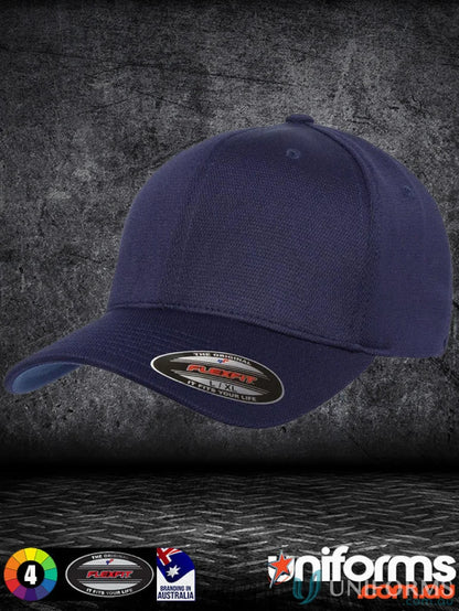 Navy blue Flexfit cap from Flexfit Cool Fit Dry Flex Cap collection