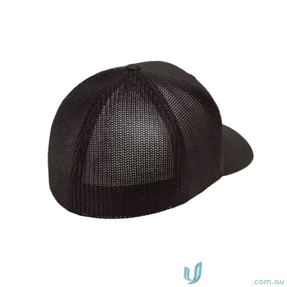Black mesh baseball cap Flexfit Mesh Trucker Cap for cool, comfy style