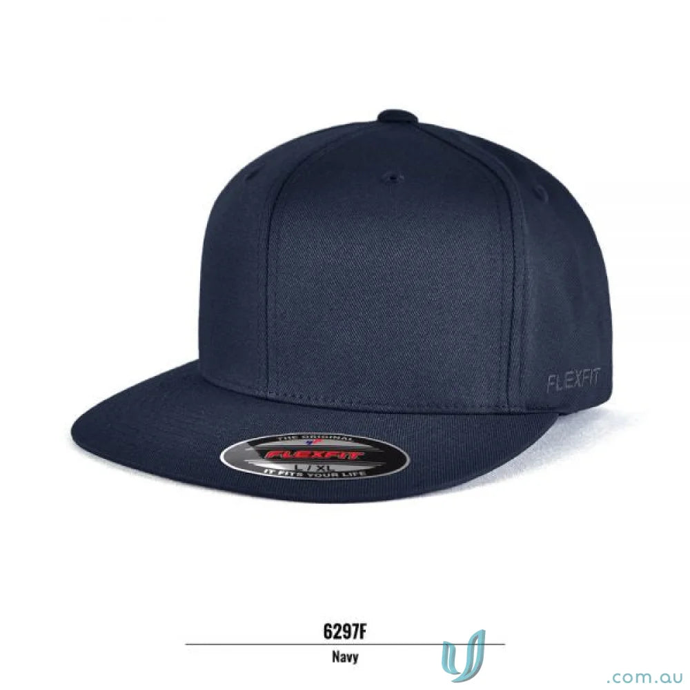 Navy blue Flexfit Pro Baseball cap, perfect for pro baseball fans and Flexfit Pro players