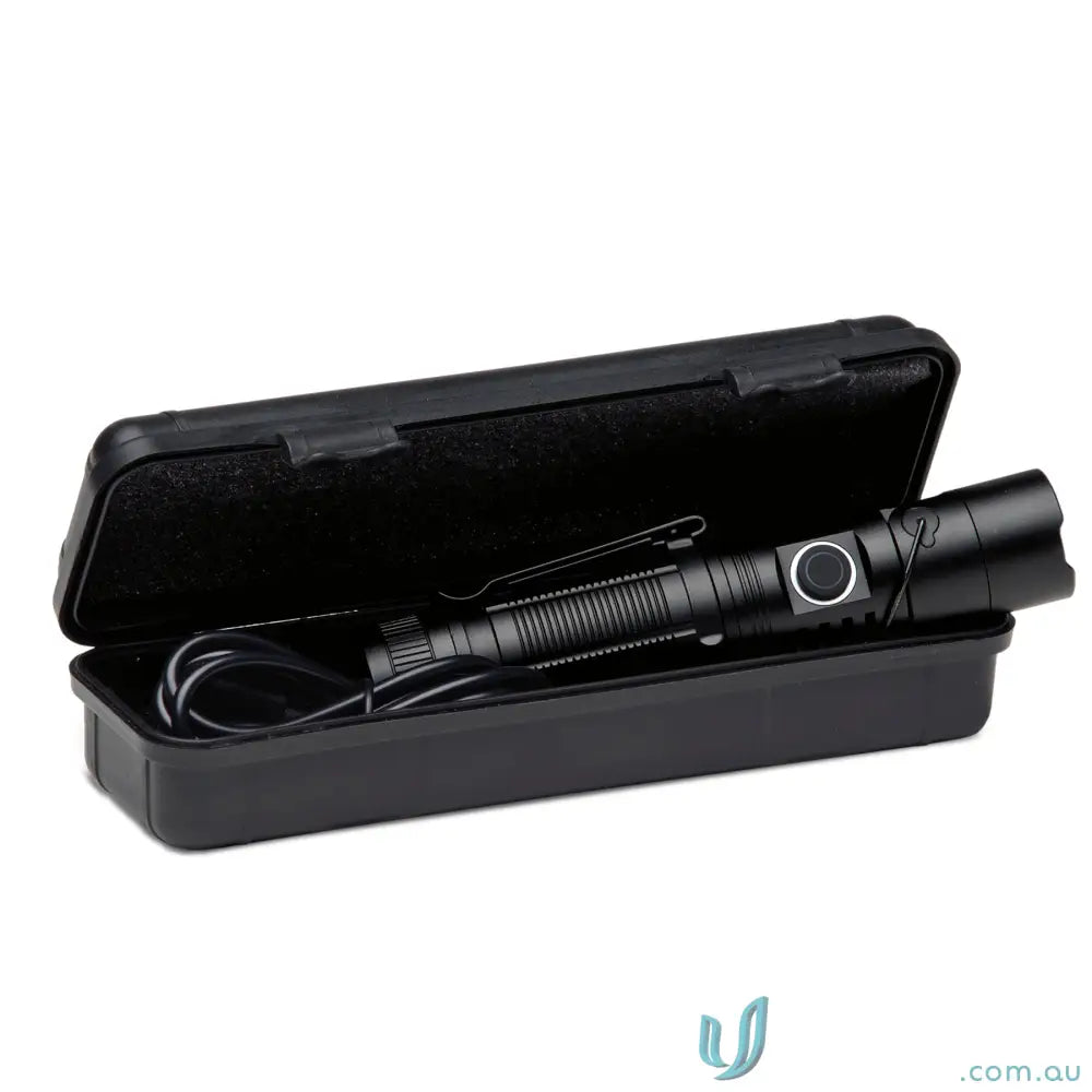 FlexLight Tiltable Rechargeable Torch with Magnetic Base in case, perfect for workwear