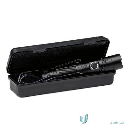 FlexLight Tiltable Rechargeable Torch with Magnetic Base in case, perfect for workwear