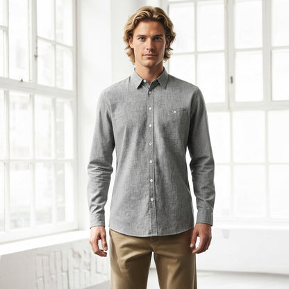 Floyd LS Linen Cotton Shirt - Shirt