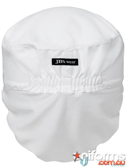White food industry hair and beard net for uniforms and workwear safety at Food Prep Hat