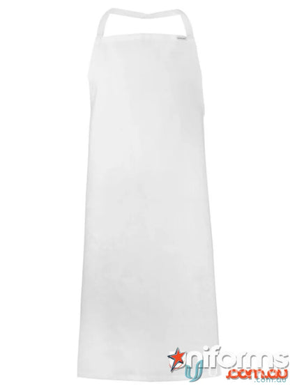 White apron from Full Bib Apron for café crews and kitchen hands