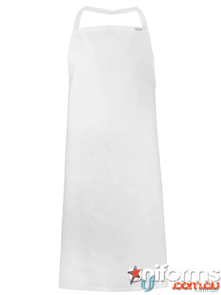 White apron from Full Bib Apron for café crews and kitchen hands