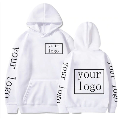 White hooded sweatshirt on Full Printed Custom Hoodie for custom hoodie and workwear ideas