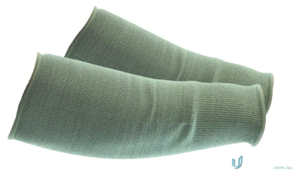 Green protective arm sleeves for workwear and uniforms - G-Force Inotex Cut Resistant Sleeve