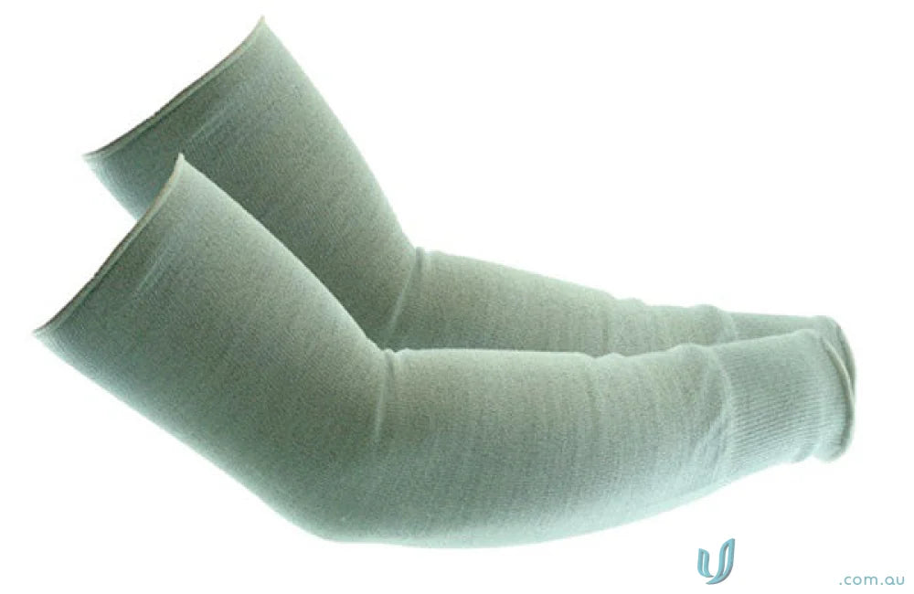 Gray arm sleeves from G-Force Inotex for workwear and uniforms protection