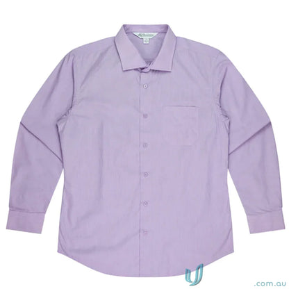 Lavender long-sleeved shirt from Grange, perfect for uniforms and casual wear