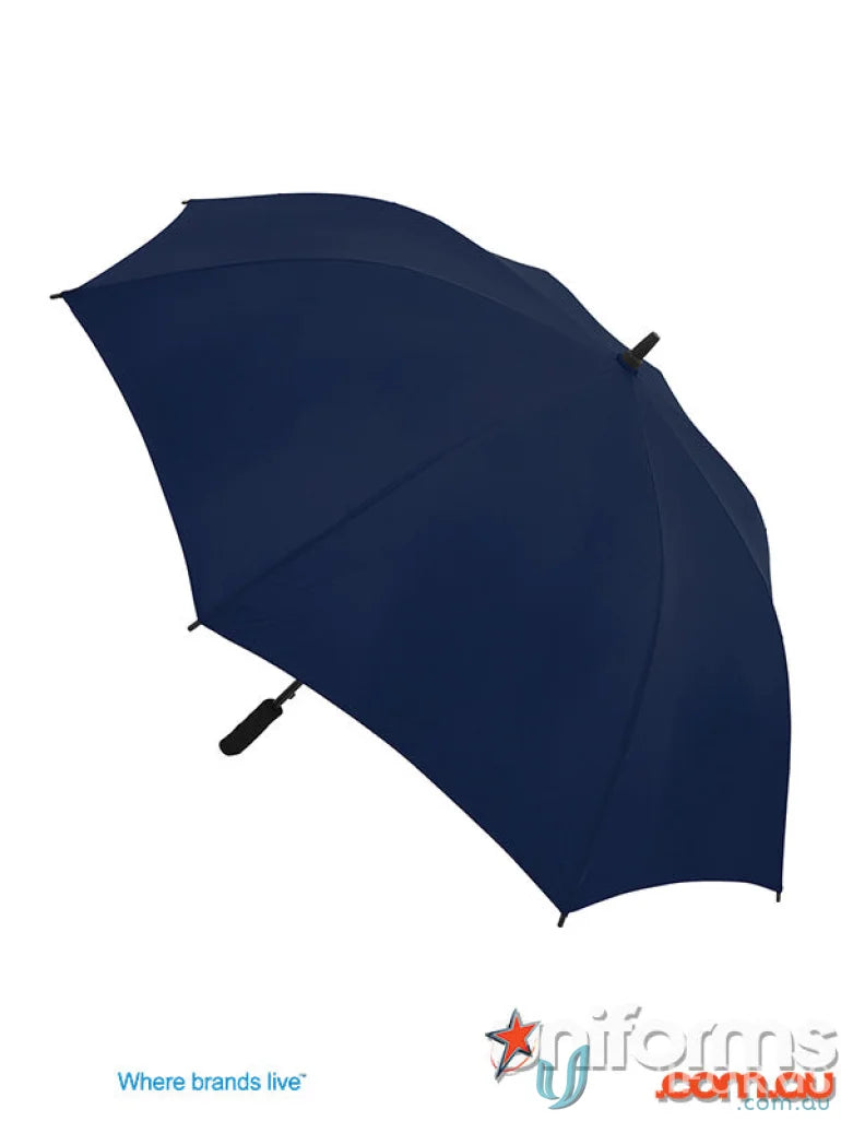 Navy blue Gusto Umbra umbrella with high quality wind-resistant frame for uniforms