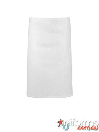 White apron from the Half Apron collection, perfect workwear for uniforms and more