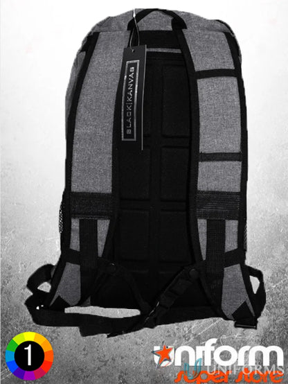 Heather Backpack in gray and black perfect for bag orders or uniforms