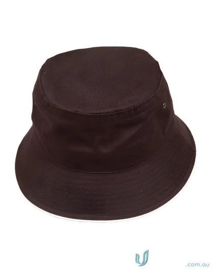 Heavy brushed cotton bucket hat perfect for casual style and sun protection