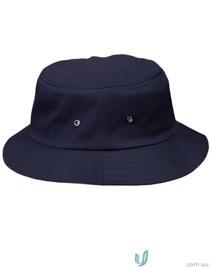 Navy blue ch32a bucket hat made of heavy brushed cotton from Winning Spirit Heavy Brushed collection