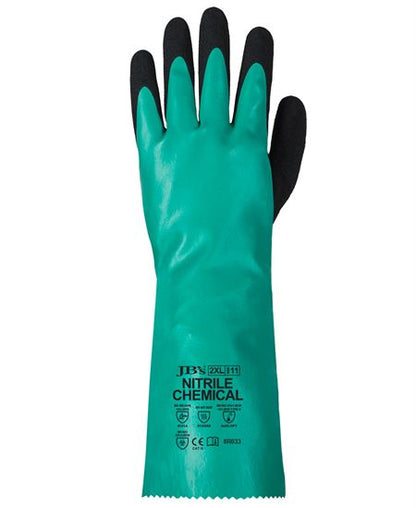JB's Heavy-Duty Type A Nitrile Chemical Glove for Enhanced Protection