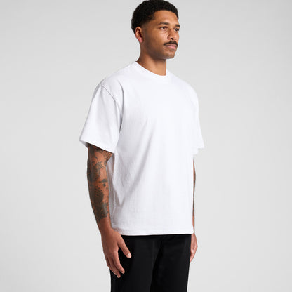 White oversized cotton t-shirt with a relaxed fit and crew neck.