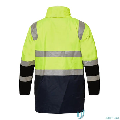 High-visibility HiVis 4-in-1 Reflective Jacket with embroidery access zip and polar fleece