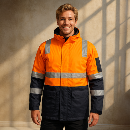 HiVis 6-in-1 Reflective Workwear Jacket - Workwear