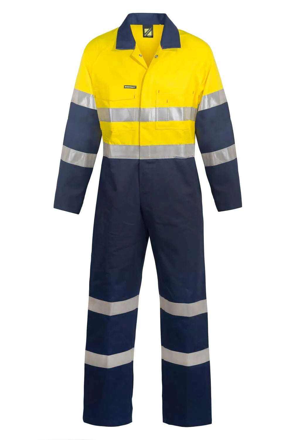 HiVis Coveralls With Reflective Tape - Workwear